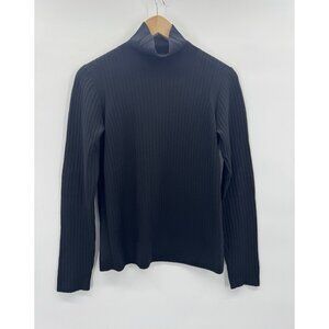 Everlane Womens Medium Ribbed Knit Sweater Wool Academia Minimalist Capsule Chic